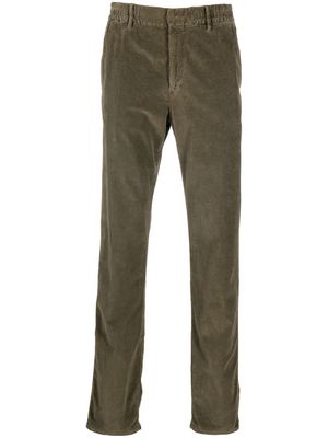 Incotex straight-leg corduroy trousers - Green