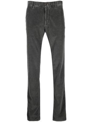Incotex straight-leg corduroy trousers - Grey