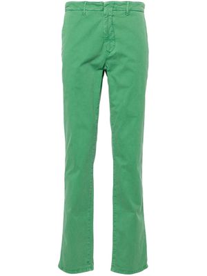 Incotex straight-leg cotton-blend chinos - Green