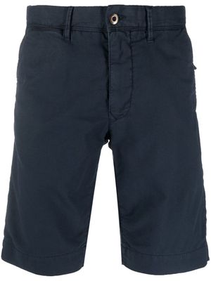 Incotex straight-leg cotton shorts - Blue