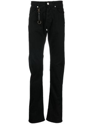Incotex straight-leg mid rise jeans - Black