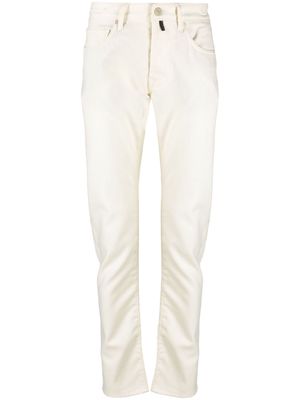 Incotex straight-leg stretch jeans - White