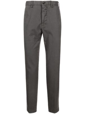Incotex stretch-cotton straight-leg trousers - Grey