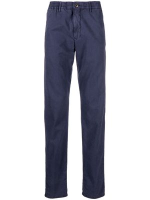 Incotex striped straight-leg trousers - Blue