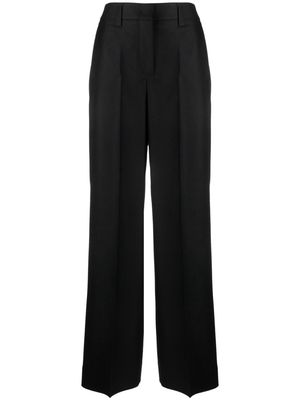 Incotex tailored virgin-wool trousers - Black