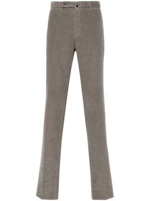 Incotex tapered-leg corduroy trousers - Grey