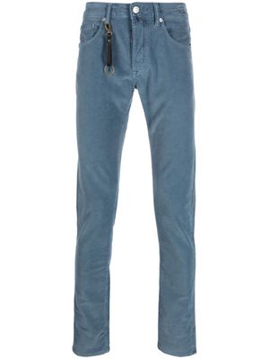 Incotex tapered-leg key-pendant jeans - Blue