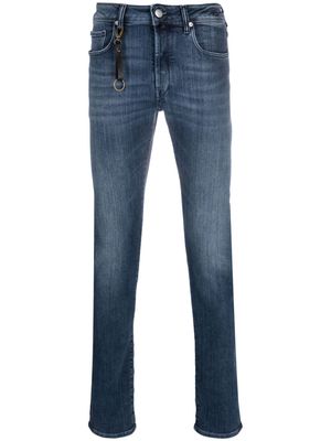 Incotex tapered-leg stretch-cotton jeans - Blue