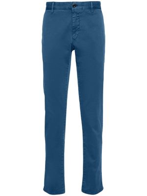 Incotex twill straight-leg trousers - Blue