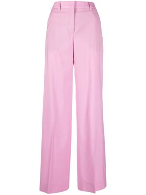 Incotex wide-leg wool trousers - Pink