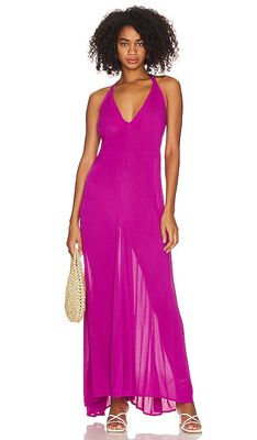 Indah Rhea Maxi Dress in Purple