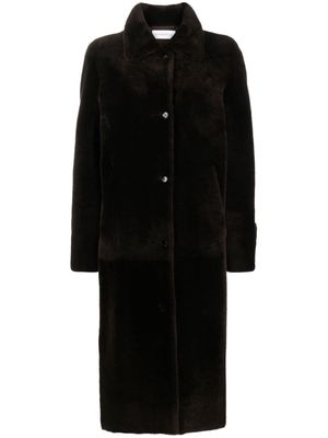 Inès & Maréchal Noble faux-fur coat - Brown