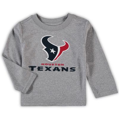 Infant Gerber Gray Houston Texans Football Long Sleeve T-Shirt