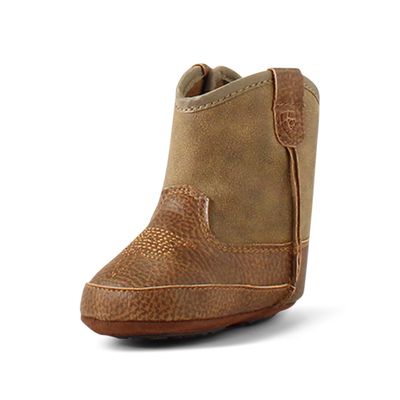 Infant Lil' Stompers Rambler Boots in Brown Feather Tan