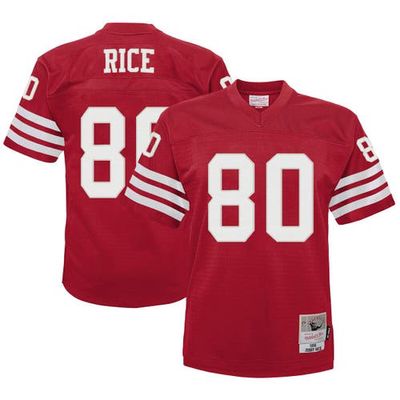 Infant Mitchell & Ness Jerry Rice Scarlet San Francisco 49ers 1990 Retired Legacy Jersey