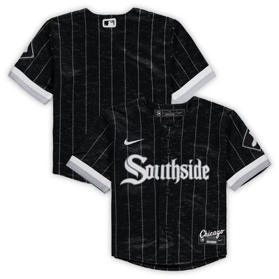 Infant Nike Black/Gray Chicago White Sox 2021 MLB City Connect Replica Jersey