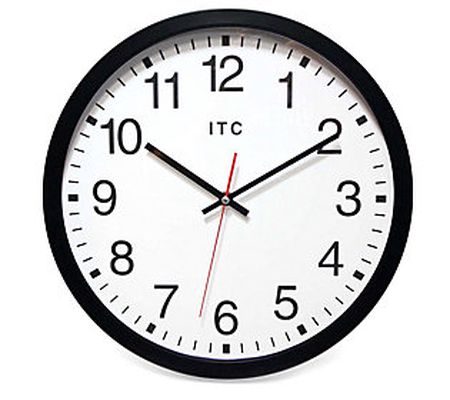 Infinity Instruments 14" Black Business Clock