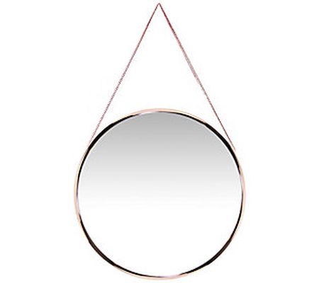 Infinity Instruments Franc 17.5" Round Hanging Mirror