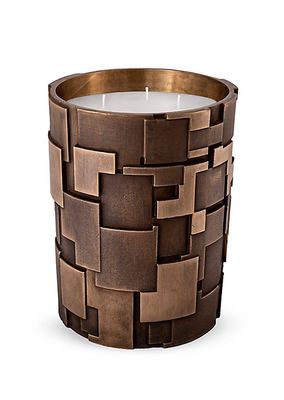 Infinity Solid Bronze 2-Wick Scented Candle