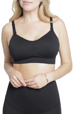 Ingrid & Isabel Cooling Nursing & Pumping Bra in Black