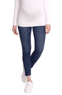 Ingrid & Isabel Crossover Panel Maternity Skinny Jeans in Indigo