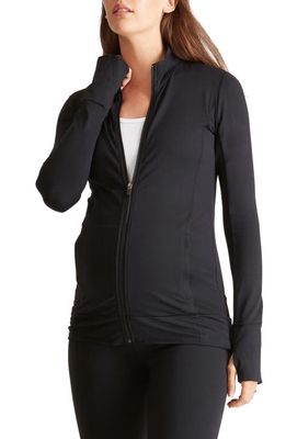 Ingrid & Isabel Ingrid & Isabel Active Maternity Jacket in Jet Black