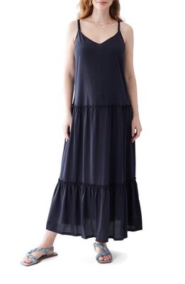 Ingrid & Isabel Maternity Midi Dress in Black
