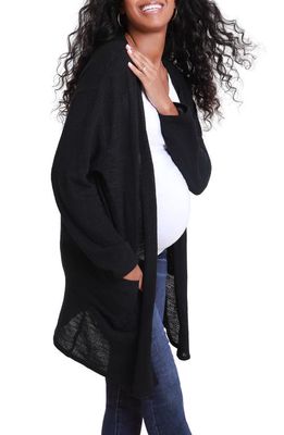 Ingrid & Isabel Maternity/Nursing Cardigan in Black