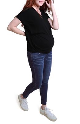 Ingrid & Isabel Maternity T-Shirt in Black