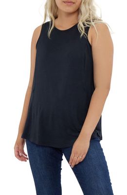 Ingrid & Isabel Nursing Muscle Tank in Black