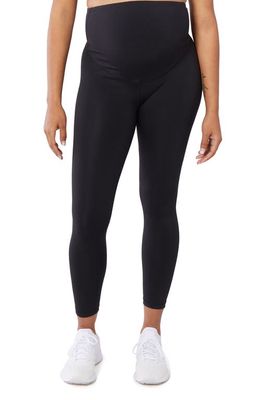 Ingrid & Isabel Performance 7/8 Maternity Leggings in Black