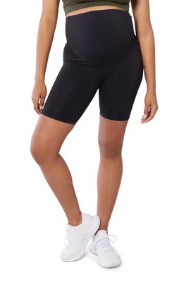 Ingrid & Isabel Performance Maternity Bike Shorts in Black