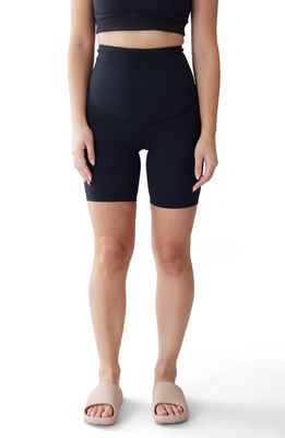 Ingrid & Isabel Postpartum Bike Shorts in Black