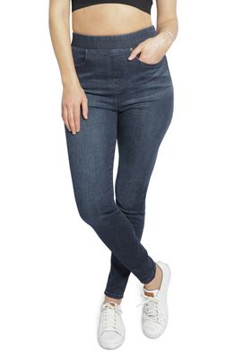 Ingrid & Isabel Pull-On Postpartum Skinny Jeans in Indigo