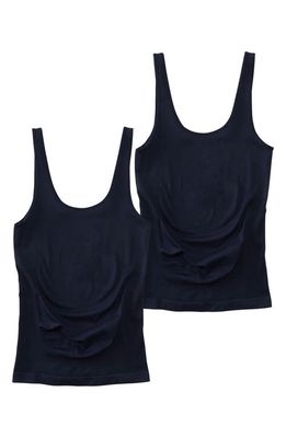 Ingrid & Isabel® 2-Pack Belly Support Camisoles in Black