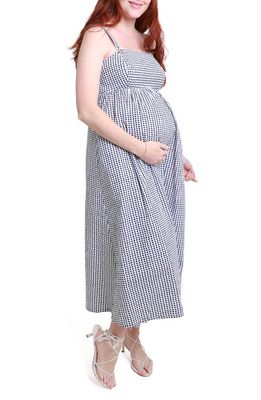 Ingrid & Isabel® Ingird & Isabel® Print Maternity/Nursing Sundress in Abstract Check