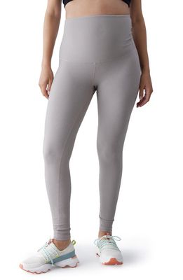 Ingrid & Isabel® Ribbed Maternity Leggings in Putty