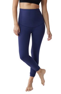 Ingrid & Isabel® Set of 2 Postpartum Light Compression Leggings in Navy/black 