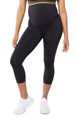 Ingrid & Isabel The Capri Maternity Leggings in Black