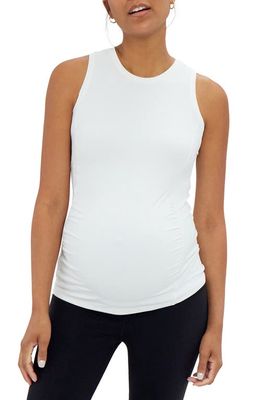 Ingrid & Isabel Workout Maternity Top in White