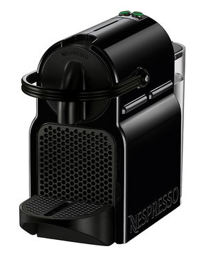 Inissia Single-Serve Espresso Machine and Aeroccino Milk Frother Set - Black - Black