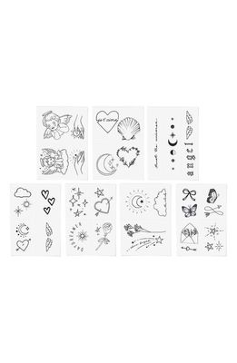 INKED by Dani Angelic Temporary Tattoos in Black