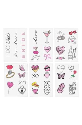 INKED by Dani Bachelorette Babe Temporary Tattoos in Multi