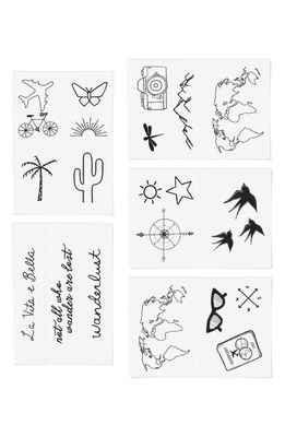 INKED by Dani Destination Temporary Tattoos in Black