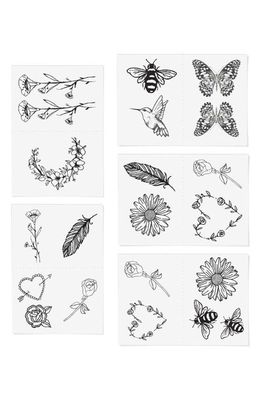 INKED by Dani Embroidered Temporary Tattoos in Black