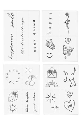 INKED by Dani Feel Good Temporary Tattoos in Black