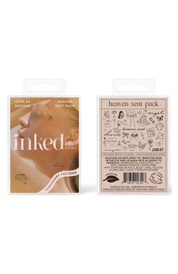 INKED by Dani Heaven Sent Temporary Tattoo Pack in Black 