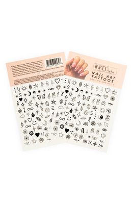 INKED by Dani Nail Art Pack Temporary Tattoos in B And W