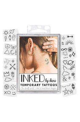 INKED by Dani The Doodle Pack Temporary Tattoos