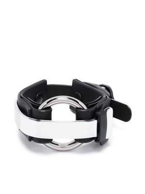 Innerraum Object B01 logo-print bracelet - Black
